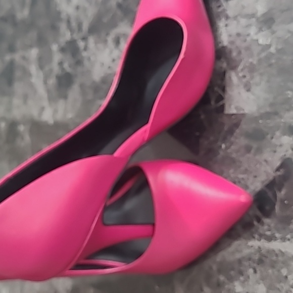 ALDO PINK LEATHER PUMPS - Picture 4 of 6